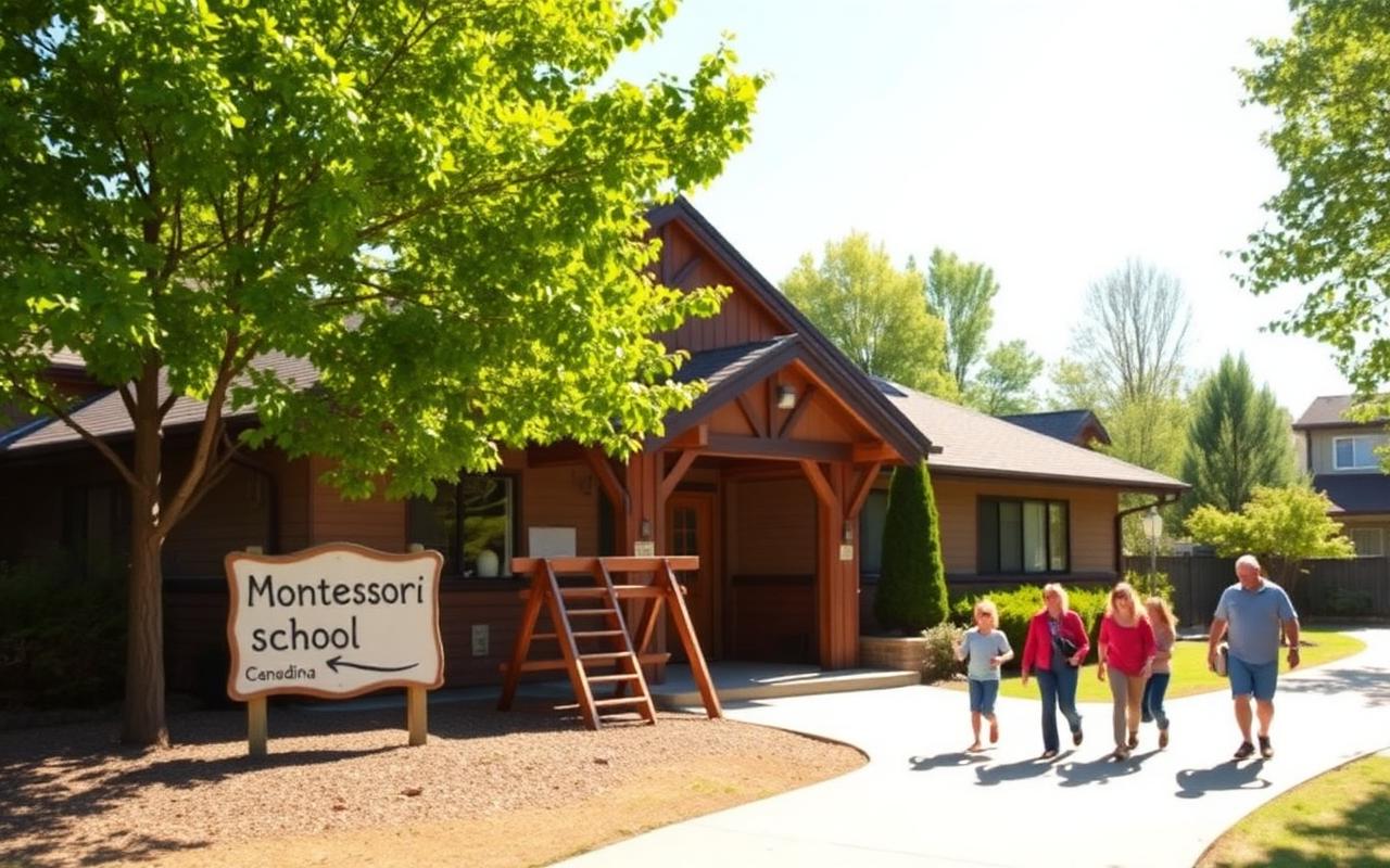 A small private Montessori school in a leafy Mississauga neighbourhood